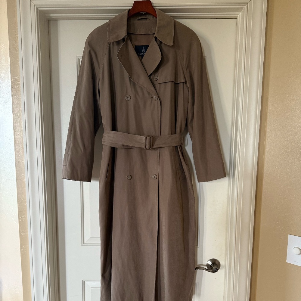 London Fog Full Length Trench with Liner